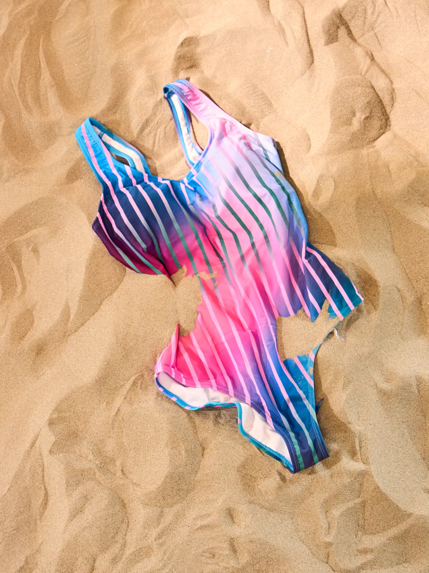 Costume intero Buonumore Righe viola - immagine 4