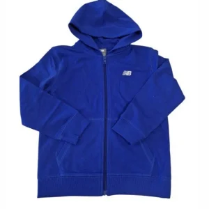 FELPA NEW BALANCE ZIP BLU