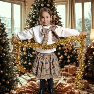 Completo Bambina Burb beige