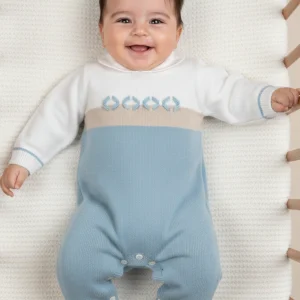 Tutina Neonato Nazareno Gabrielli Rombi celeste