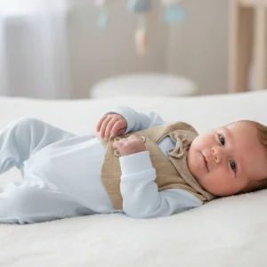 Tutina Neonato Nazareno Gabrielli Panciotto celeste