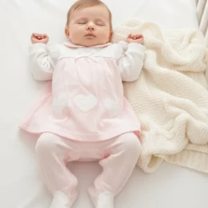 Tutina Neonata Sommaruga cuori rosa