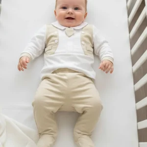 Clinico Neonato Preziosini cravatta beige