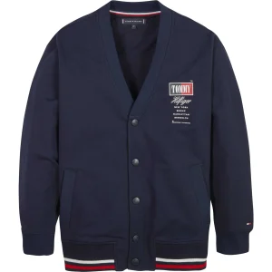 CARDIGAN TOMMY HILFIGER IN FELPA