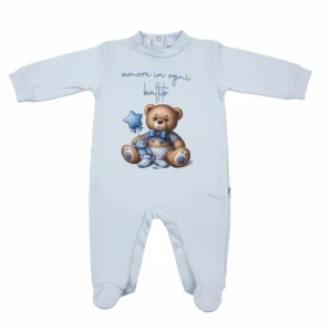 Tutina Neonato Orsetto celeste