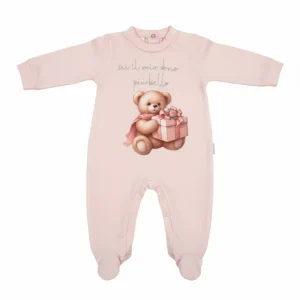 Tutina Neonata Orsetto rosa
