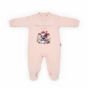 Tutina Neonata Elefante rosa