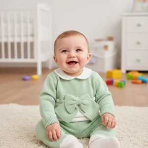 Clinico Neonato  Nazareno Gabrielli Fiocco verde chiaro