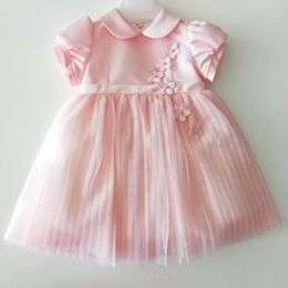 ABITO ROSA CON TULLE