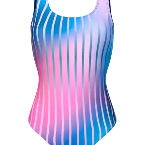 Costume intero Buonumore Righe viola