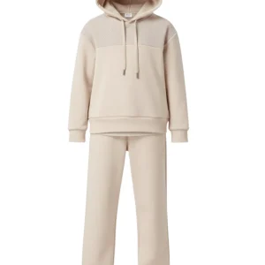 Completo Bambina Tuta Luxury beige rosa