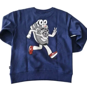 FELPA NEW BALANCE BLU STAMPA