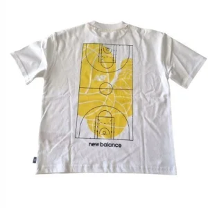 T-SHIRT NEW BALANCE BIANCA BASKET