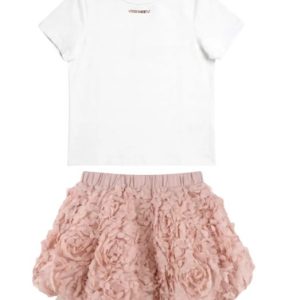 COMPLETO TWINSET ROSA PETALI