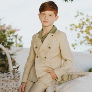 COMPLETO COLORICHIARI SABBIA VERDE DOPPIOPETTO