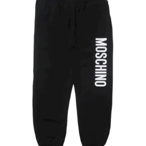 PANTALONE MOSCHINO NERO FELPATO