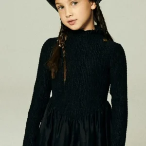 ABITO PINKO NERO PUNTO SMOCK
