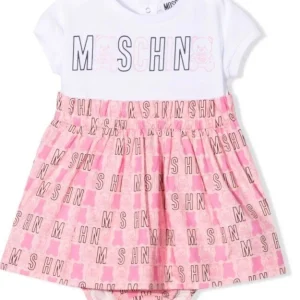 ABITO NEONATA BIANCOROSA MOSCHINO