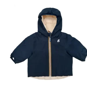 K-WAY DOUBLE BEIGE/BLU