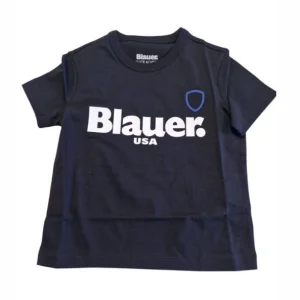 T-SHIRT BLAUER NERA LOGO