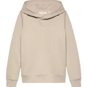 FELPA CALVIN KLEIN BEIGE LOGO BIANCO