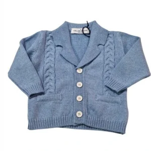 CARDIGAN COLORICHIARI CELESTE