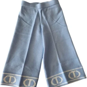 PANTALONE TWINSET CELESTE