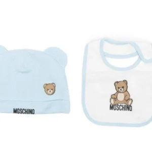 SET MOSCHINO CELESTE CAPPELLO+BAVETTA