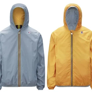 GIUBBINO K-WAY CELESTE/GIALLO