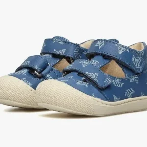 SCARPA NATURINO BLU BARCHETTA