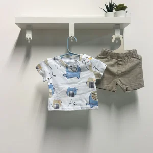 Completo Neonato Elefant beige