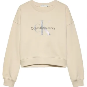 FELPA CALVIN KLEIN BEIGE GLITTER