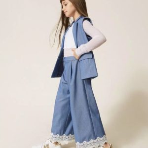 PANTALONE TWINSET EFFETTO JEANS