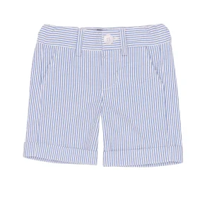 SHORT FAY A RIGHE BIANCO/CELESTE