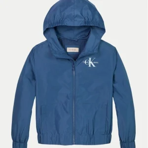 CALVIN KLEIN GIACCA A VENTO BLU