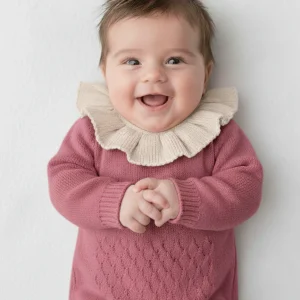 Tutina Neonata trama colletto cipolla