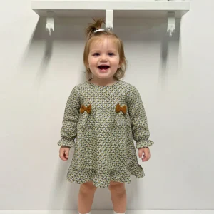 Abito Neonata Fantasia verde