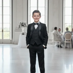 Abito bimbo completo glitter slim fit