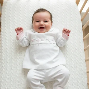 Clinico  Neonata Fiocchi La margherita bianco