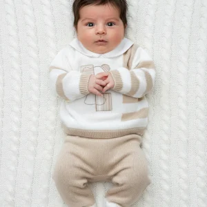 Tutina Neonato orsetto completo beige