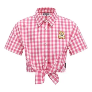 CAMICIA MOSCHINO QUADRI CROP