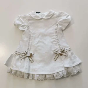 ABITO BIANCO CON FIOCCHI