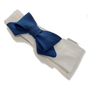 FASCIA COLORI CHIARI FIOCCO BLU