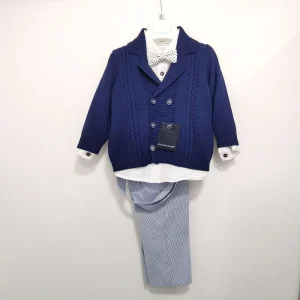 COMPLETO CON MAGLIONCINO BLU