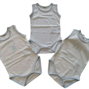 SET 3 BODY ESTIVI CELESTE