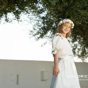 ABITO COLORI CHIARI SANGALLO  DUE PEZZI