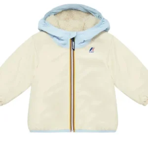 K-WAY ORSETTO BEIGE/CELESTE