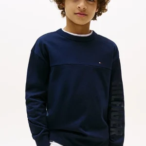 T-SHIRT TOMMY HILFIGER BLU LOGO MANICA