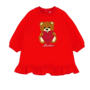 ABITO MOSCHINO ROSSO CUORE