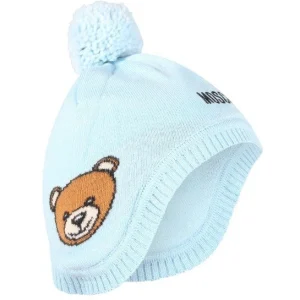 CAPPELLO MOSCHINO CELESTE LANA